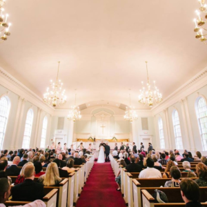 Wedding ceremony image at the Chapel of All Faiths for Entertainment page